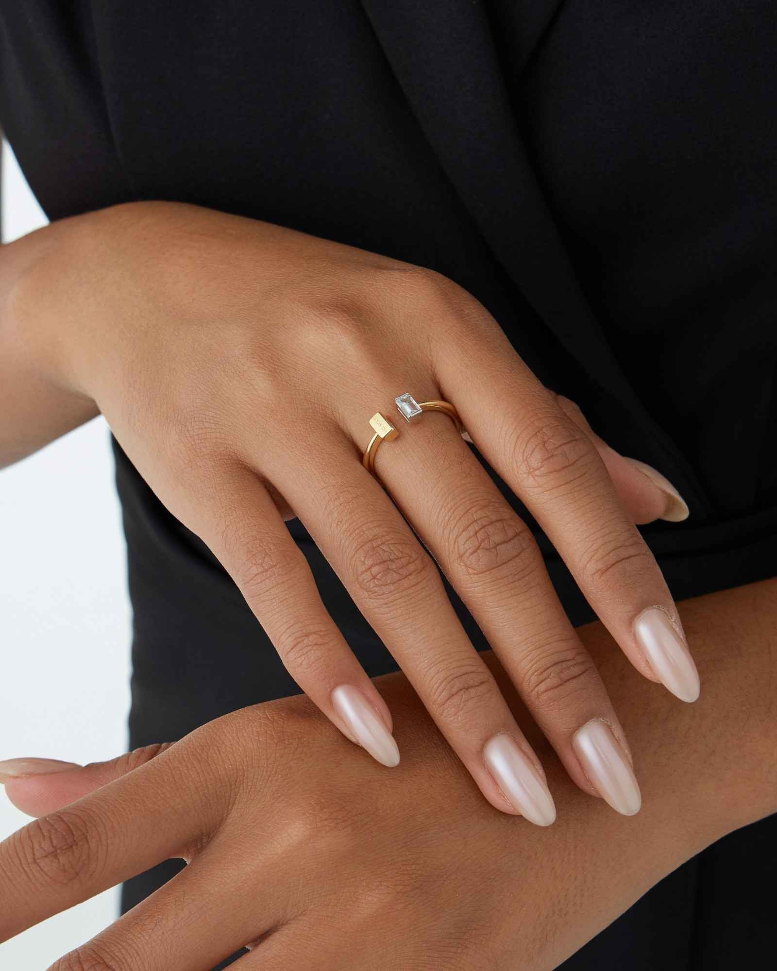 Bicolore Baguette Ring - 8214000 - Image 3