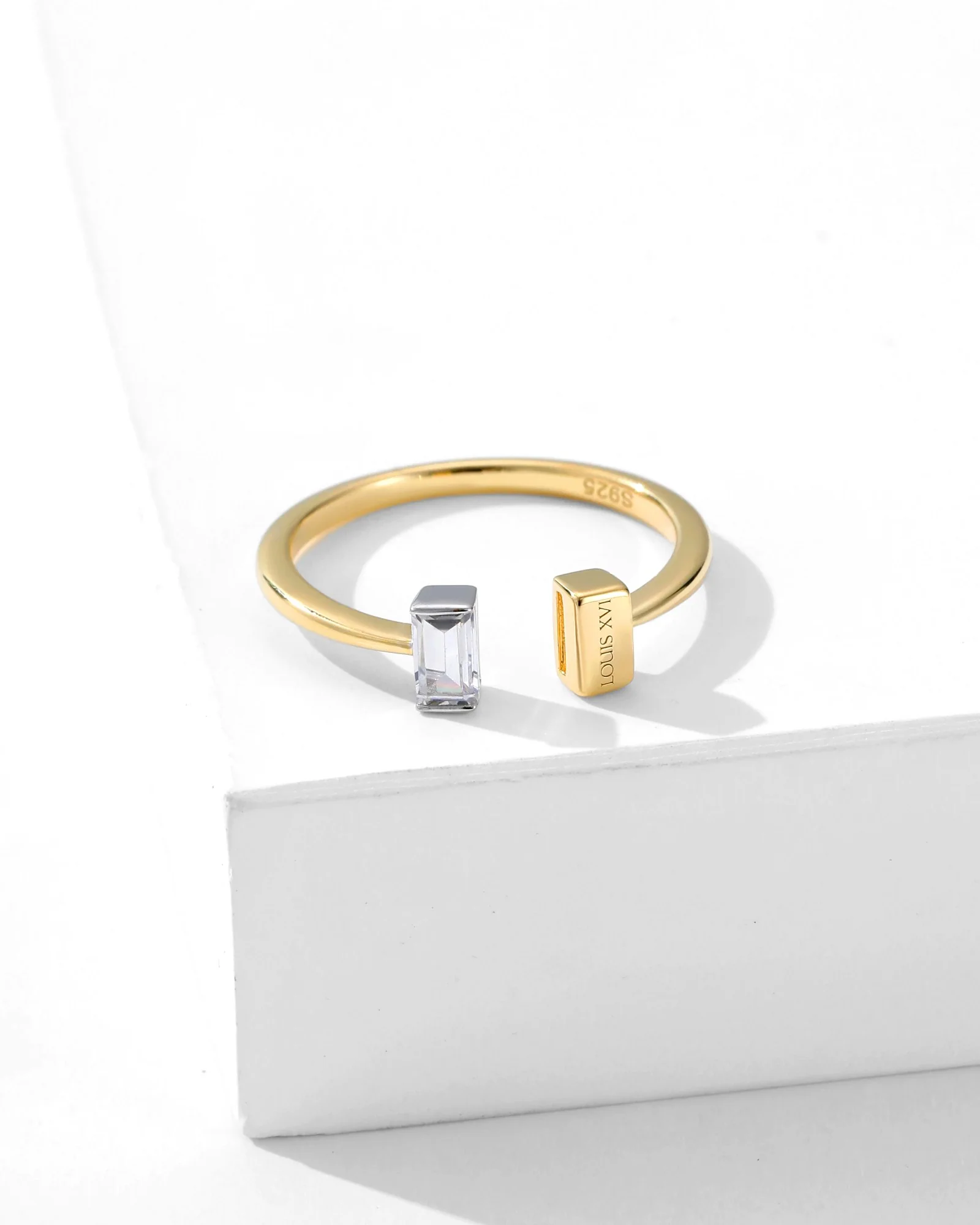 Bicolore Baguette Ring - 8214000 - Image 4