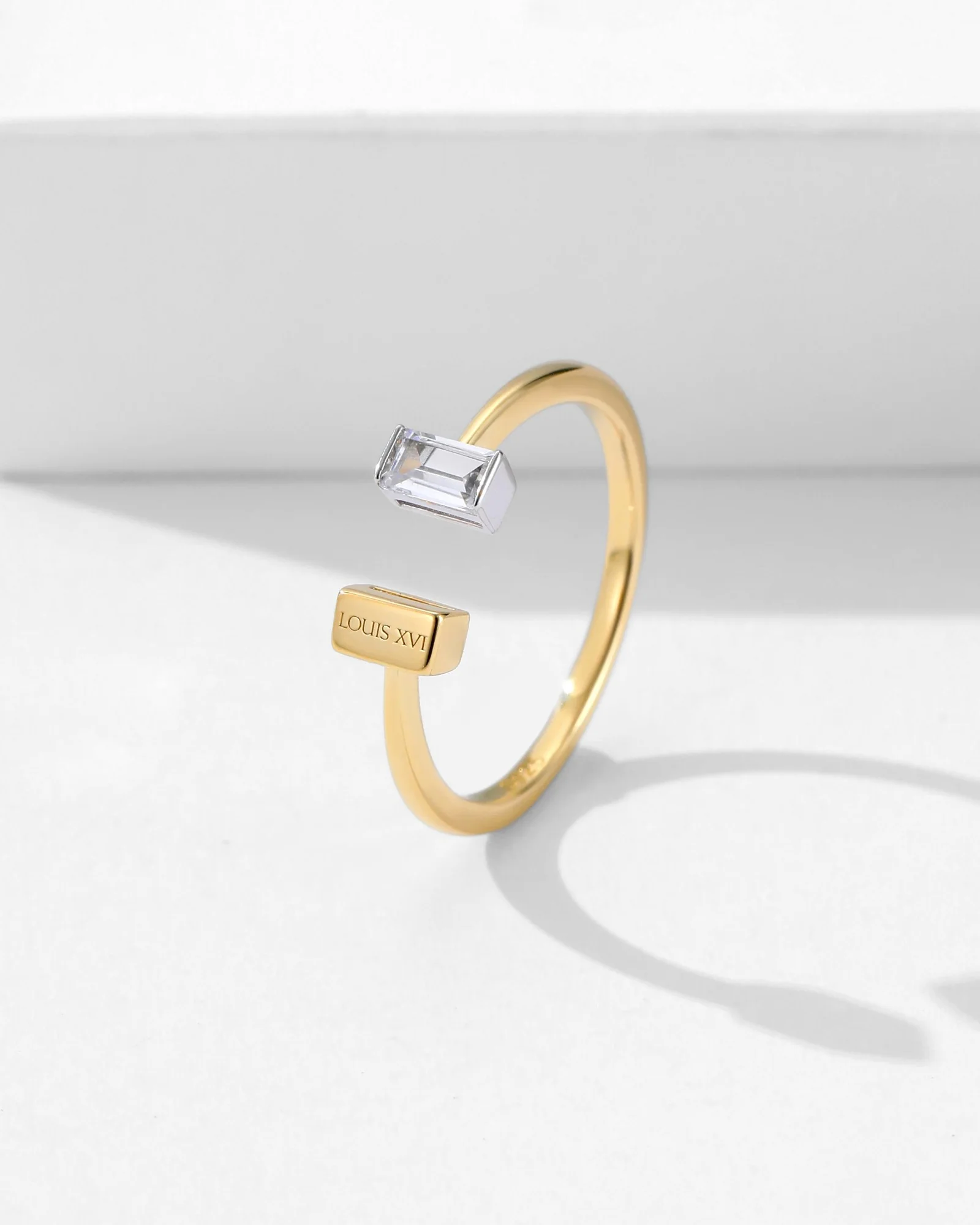 Bicolore Baguette Ring - 8214000 - Image 5