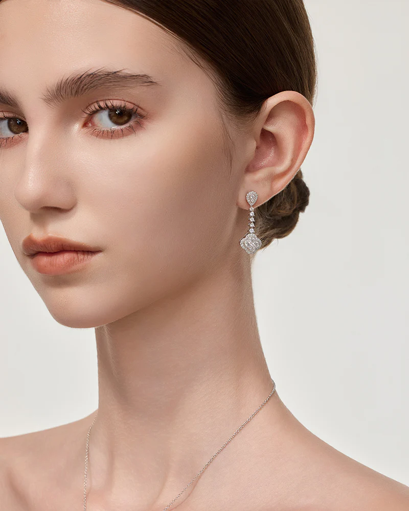 Éternelle Fleur Blanche Earring - 8342200 - Image 3