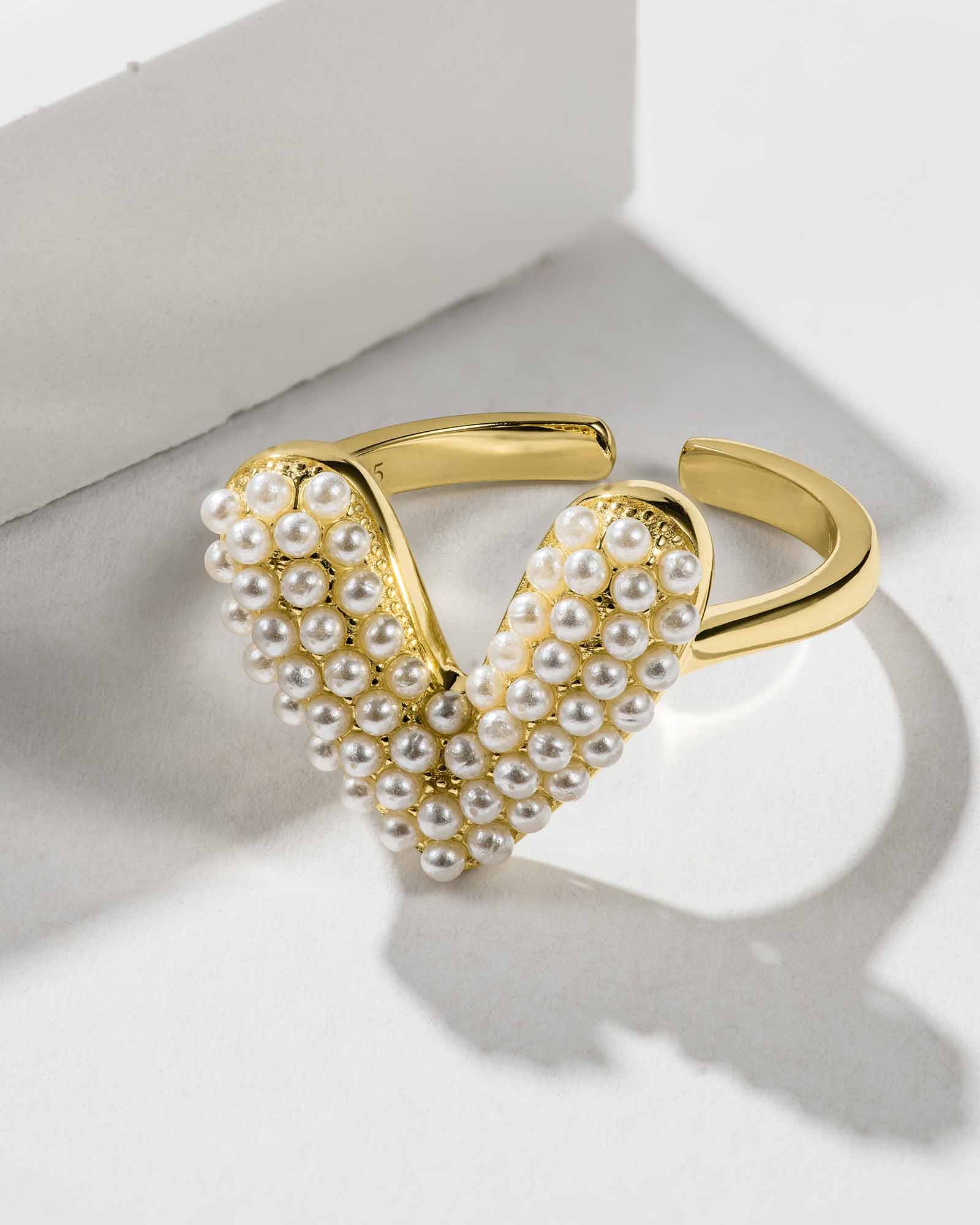 Heart Pearl Rings - 8110000 - Image 4