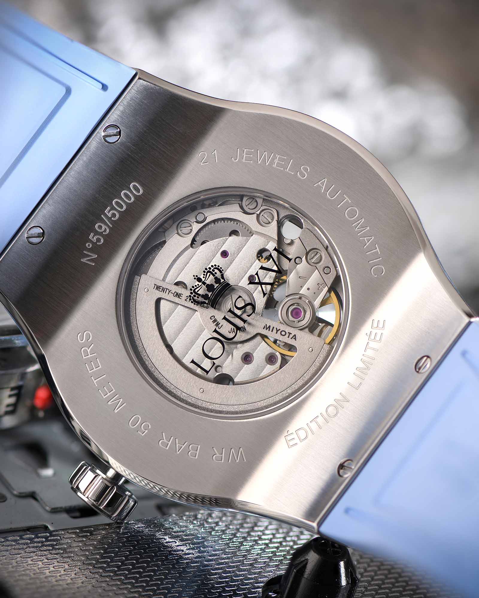 La Lumière Glass Automatic Ref. 3823 – Baby Blue - Image 7