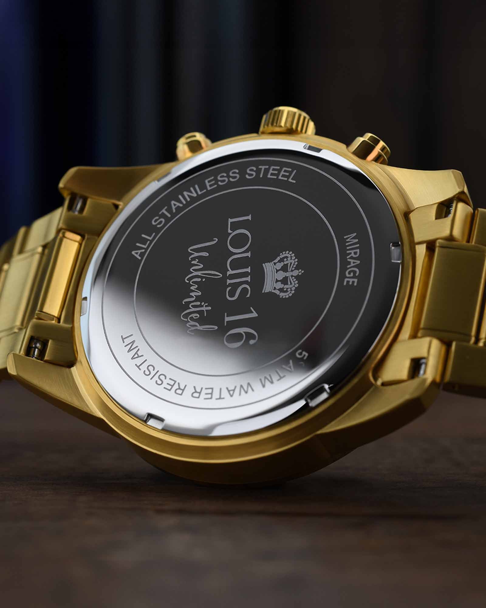 Mirage 3300 Chronograph Gold - Image 5