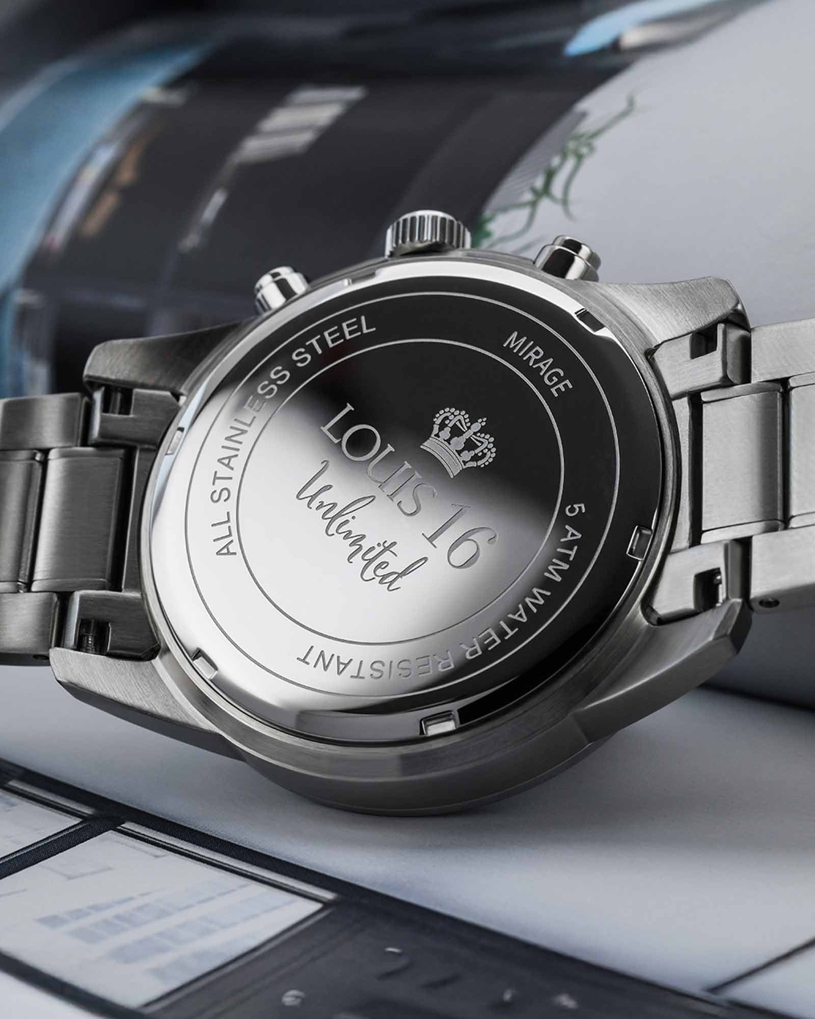 Mirage 3320 Chronograph Silver - Image 5